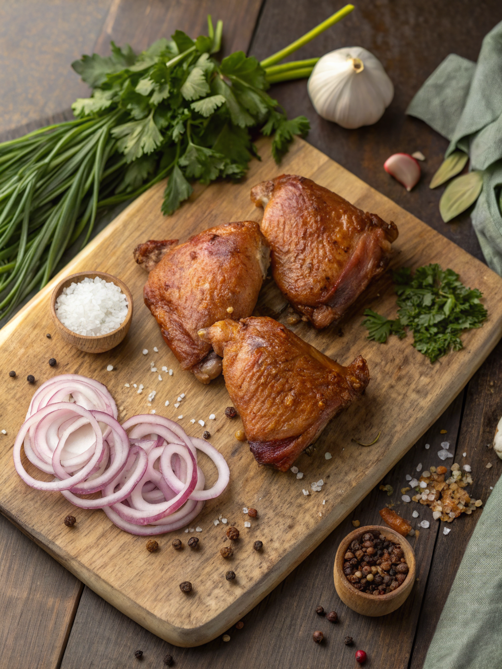 smoked chicken thighs ingredients
