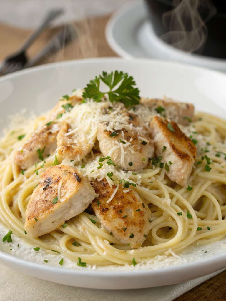 Garlic Parmesan Chicken Pasta Recipe: A Creamy Weeknight Delight