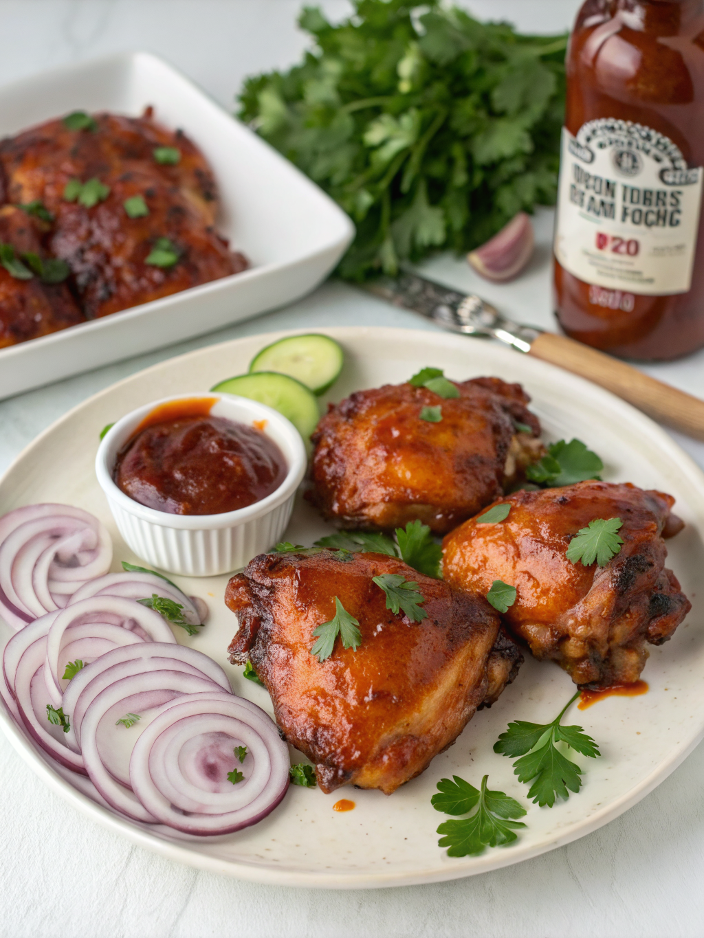 baked bbq chicken thighs ingredients