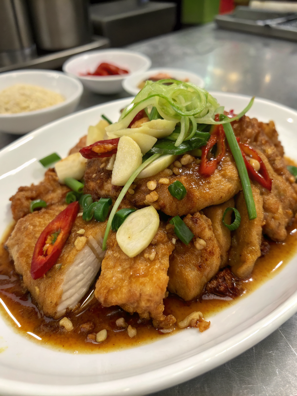 chicken with garlic sauce chinese ingredients