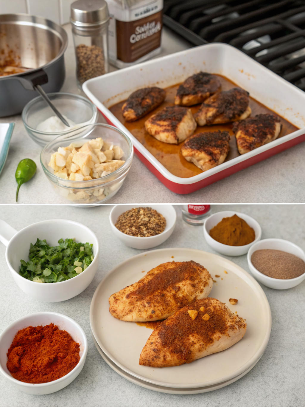 chipotle chicken recipe preparing steps