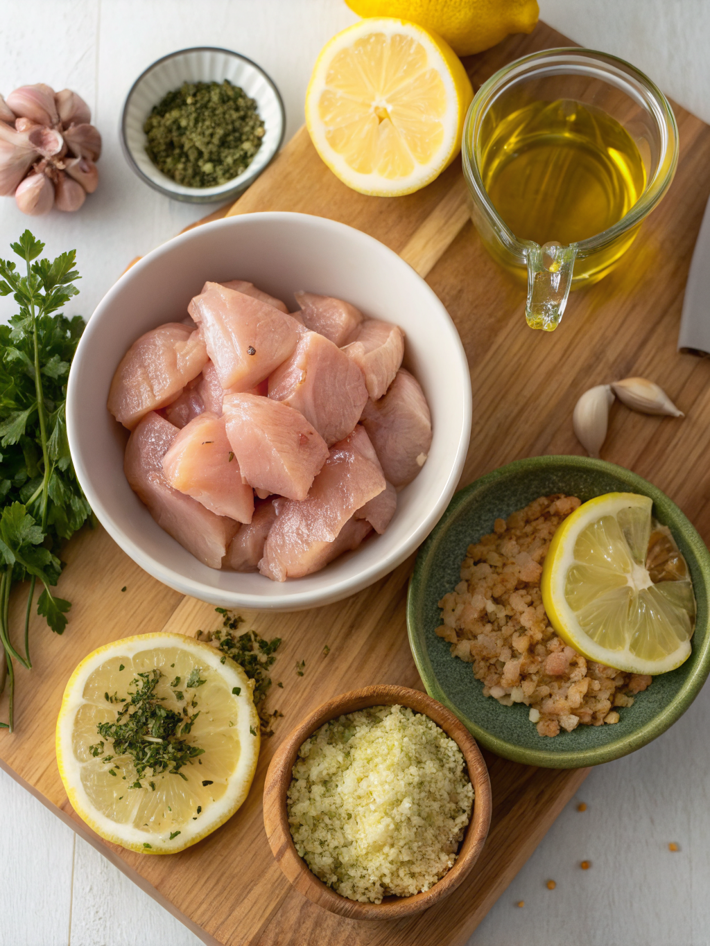 garlic and lemon chicken marinade​ ingredients