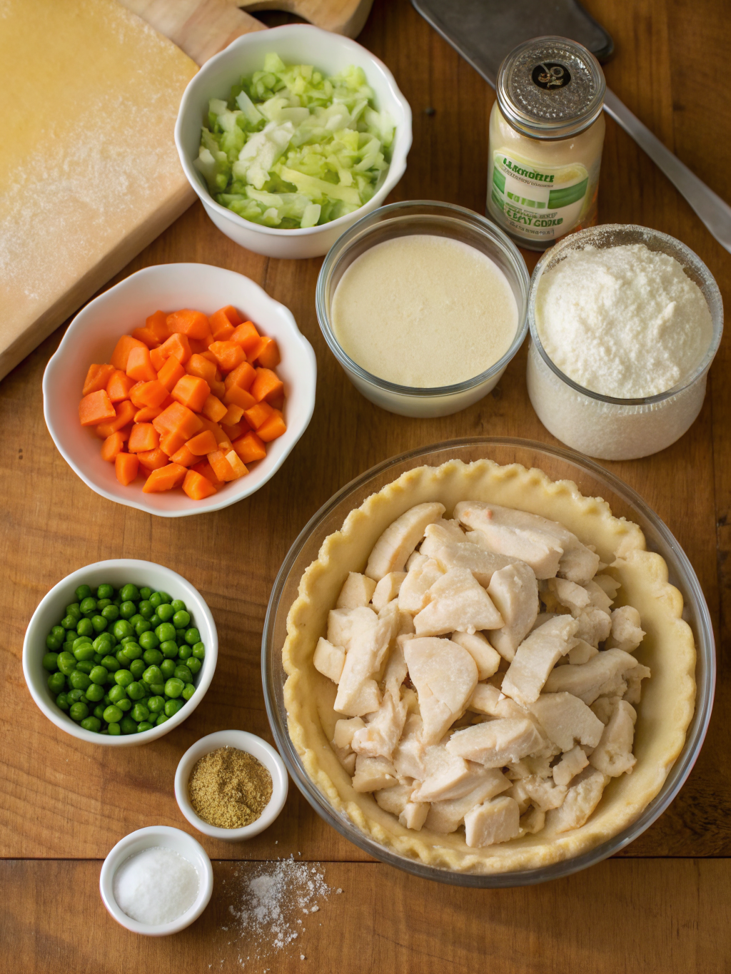 chicken pot pie recipe with cream of chicken soup ingredients