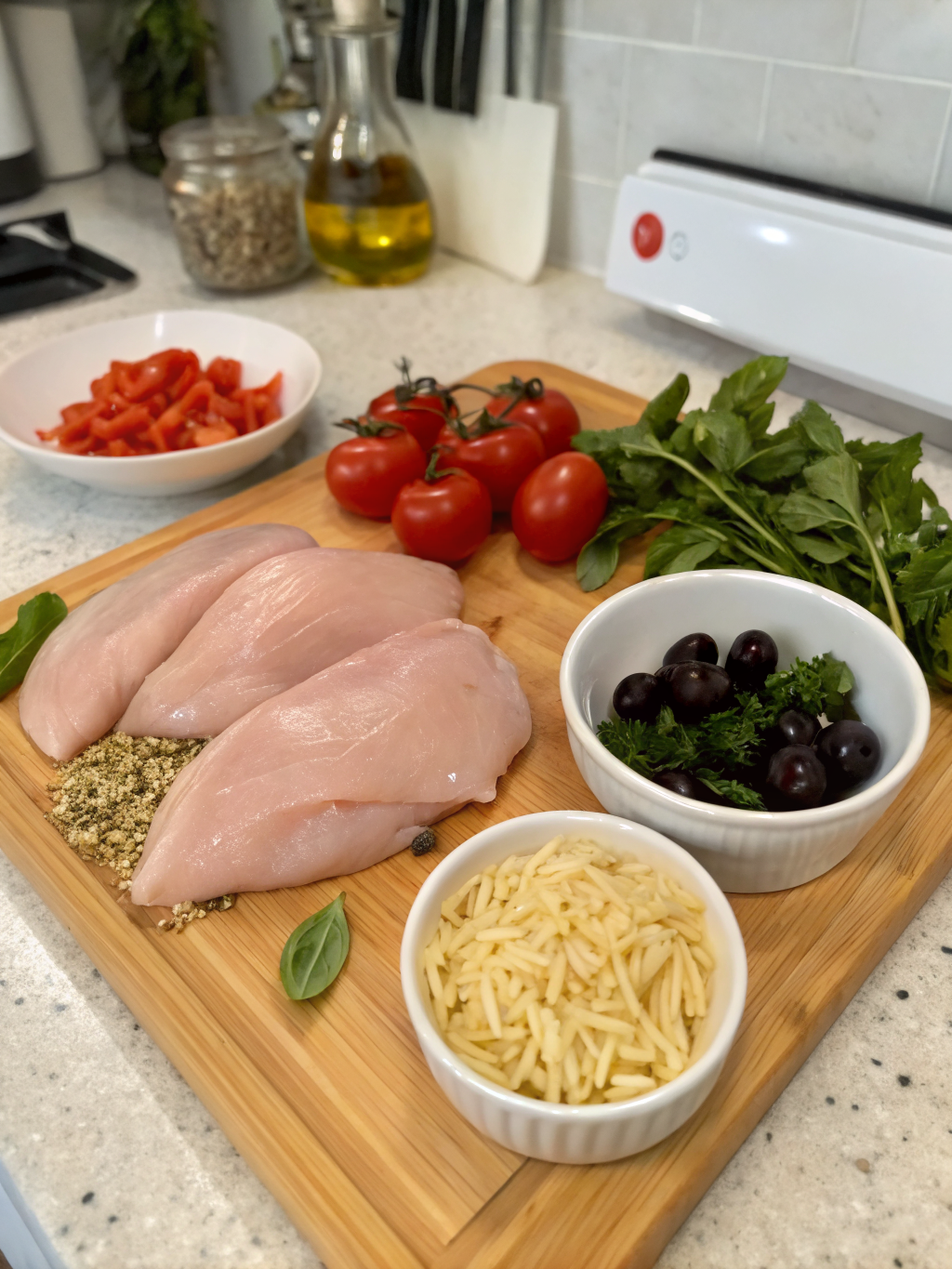 chicken orzo recipe​ ingredients