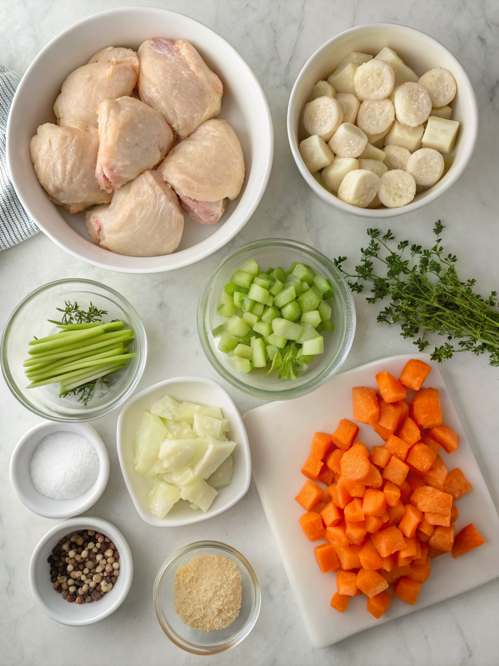 instant pot chicken and dumplings ingredients