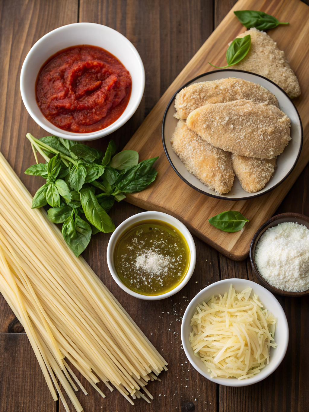 chicken parmesan pasta ingredients